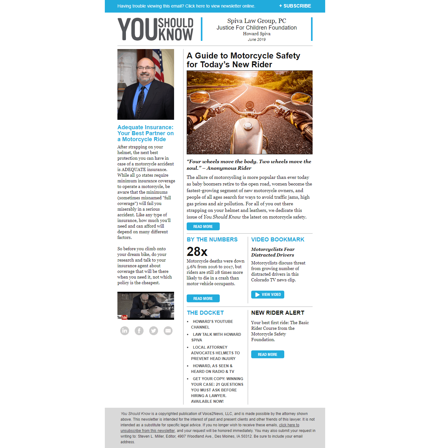 June 2019 Newsletter